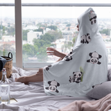 Cute Panda Hooded Blanket
